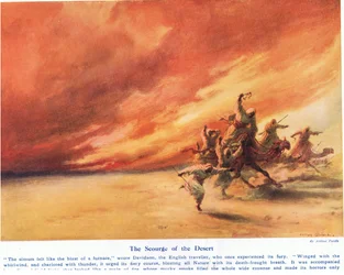 Die Geißel der Wüste, Illustration aus 